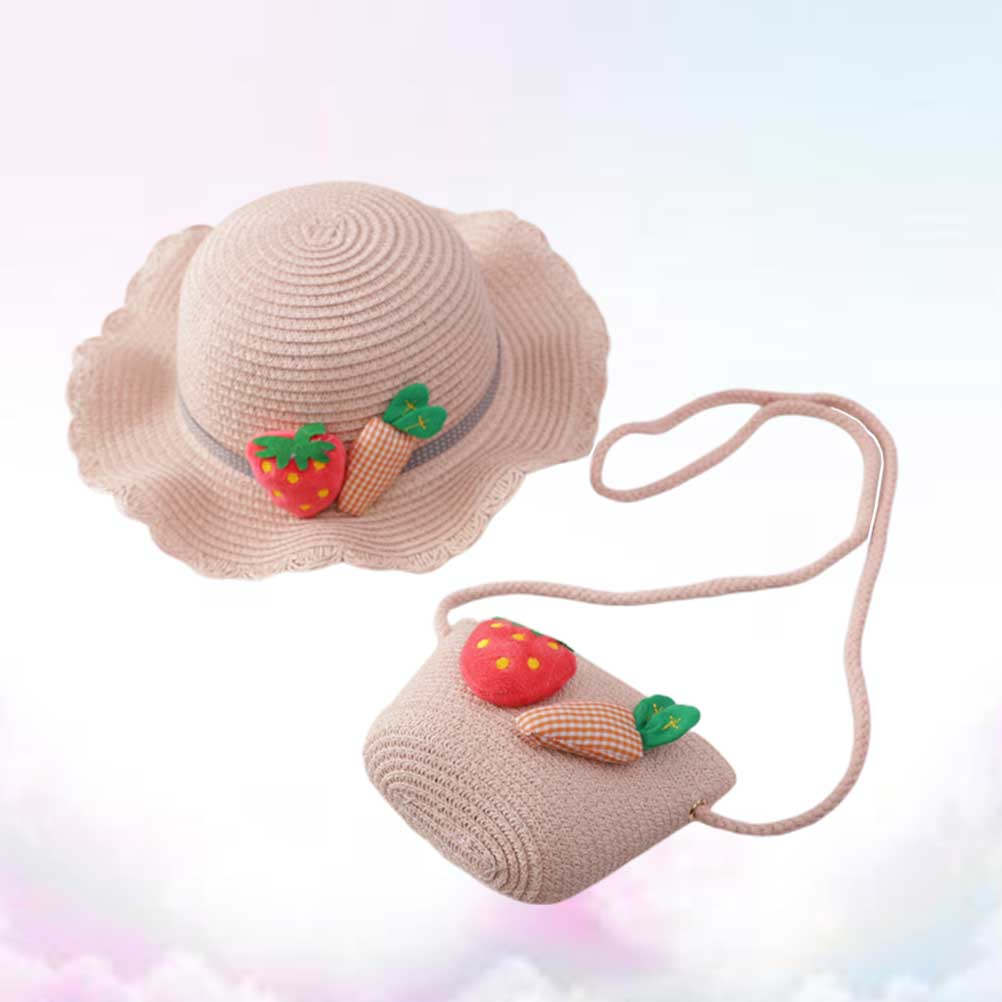 1Set Kids Straw Sun Protection - Sun Hat Wide Brim review and price