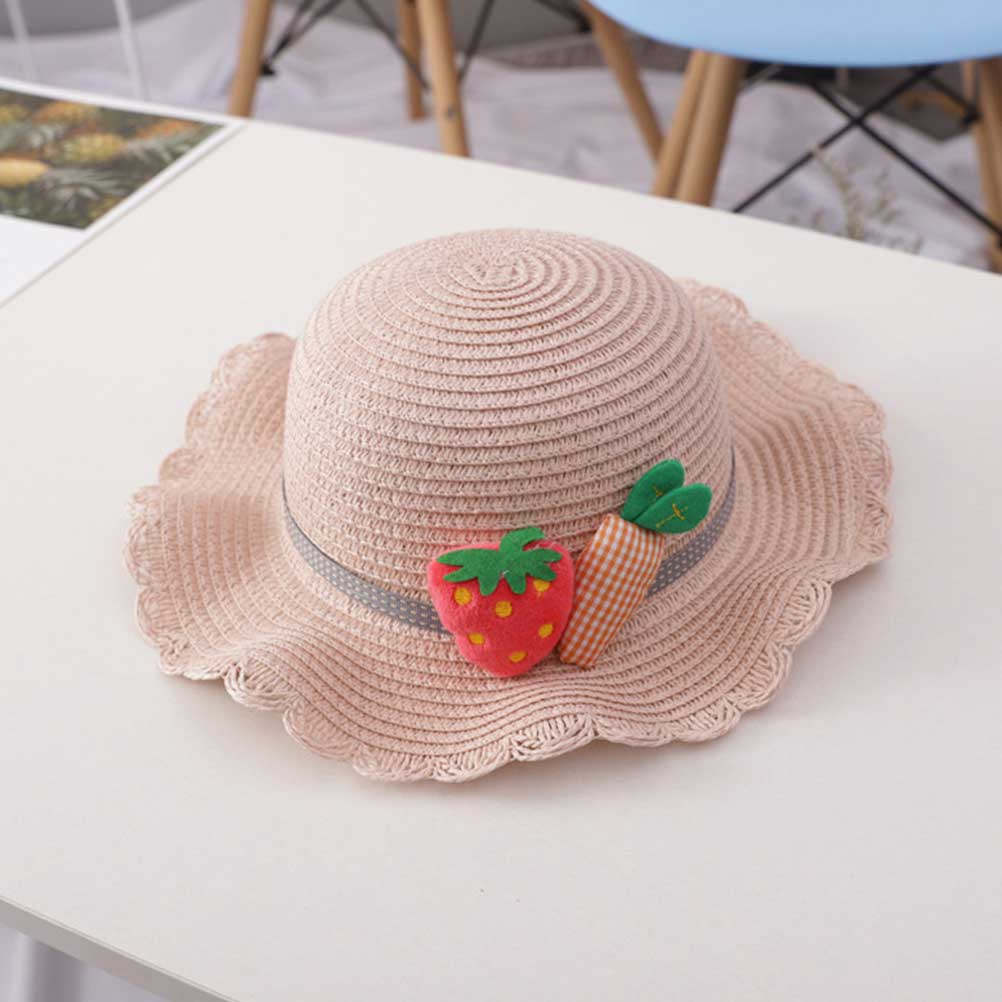 1Set Kids Straw Sun Protection - Sun Hat Wide Brim review and price