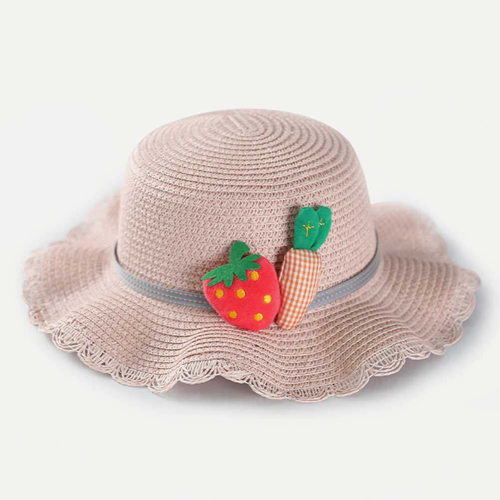 1Set Kids Straw Sun Protection - Sun Hat Wide Brim review and price