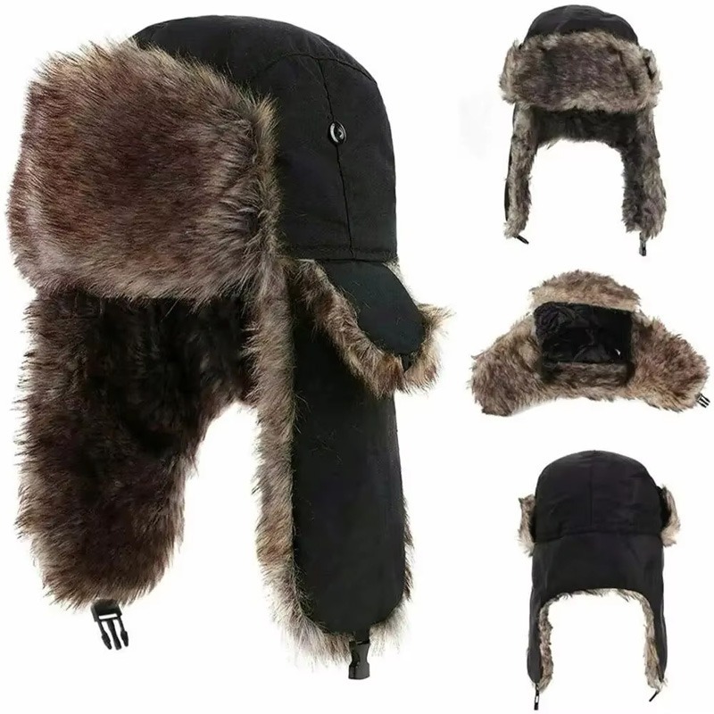 Winter Russian Ushanka Hat Men - Winter Trapper Hat review and price