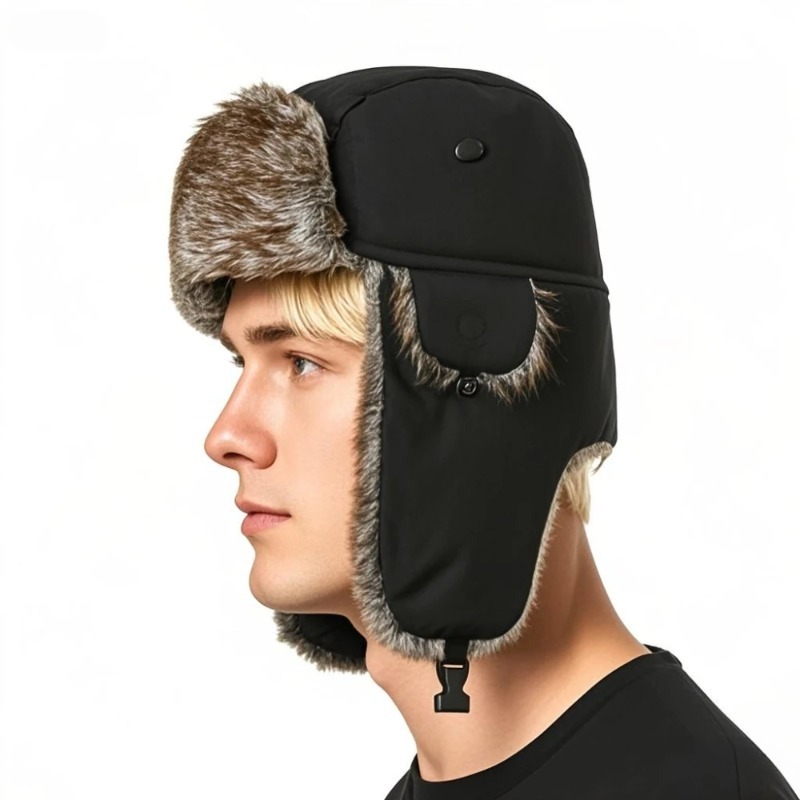 Winter Russian Ushanka Hat Men - Winter Trapper Hat review and price