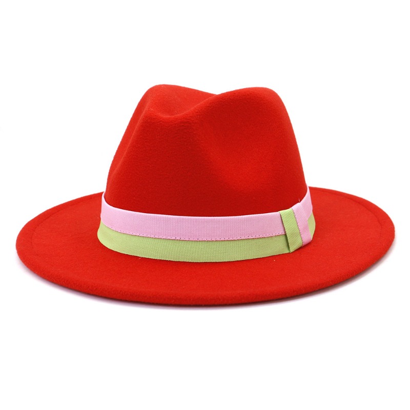 Unisex Autumn Winter New Wide  - Fedora Hat Wool review and price