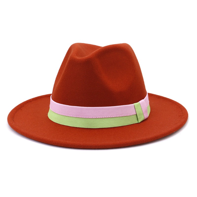 Unisex Autumn Winter New Wide  - Fedora Hat Wool review and price