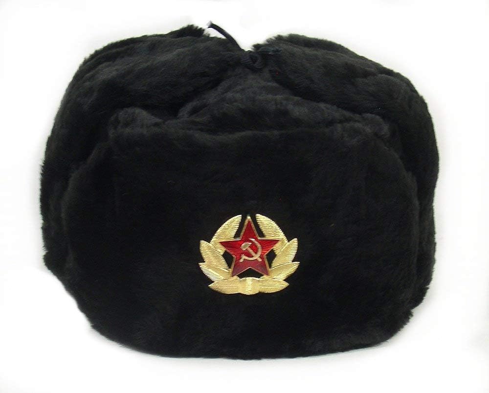 Russian Hat Soviet Army Milita - Winter Trapper Hat review and price